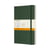 Carnet - 13 x 21 cm - Moleskine- 240 pages lignées - couverture rigide - vert myrte