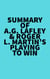 Summary of A.G. Lafley & Roger L. Martin's Playing to Win