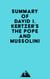 Summary of David I. Kertzer's The Pope and Mussolini