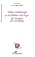PETITE ANTHOLOGIE DE LA BALADE DES AGES DE TURQUIE - XVI - XX siècles - avec la collaboration de Selim Yilmaz