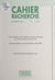 Pauvretés, ruptures et évaluations de politiques sociales - Articles publiés au cours de l'année 1994-1995