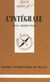 L'intégrale
