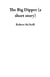 The Big Dipper (a short story)