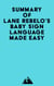 Summary of Lane Rebelo's Baby Sign Language Made Easy