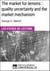 The market for lemons : quality uncertainty and the market mechanism de George A. Akerlof - Les Fiches de Lecture d'Universalis