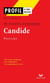 Profil - Voltaire : Candide : 10 textes expliqués - analyse littéraire de l'oeuvre