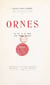 Ornes - La vie et la mort d'un village meusien