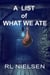 A List of What We Ate