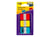 Marque-pages Post-it® rigides blancs liserés couleurs classiques - Lot 3 x 22