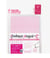 6 feuilles plastique dingue cristal et motifs roses