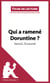 Qui a ramené Doruntine ? d'Ismaïl Kadaré (Fiche de lecture) - Analyse complète et résumé détaillé de l'oeuvre