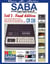 SABA - Die ersten Compact Cassetten Recorder - Teil 2: FINAL EDITION - ... quadratisch... praktisch,,, aus dem Schwarzwald... 320/CR 325/CR 335/CR 336