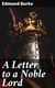 A Letter to a Noble Lord