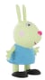 Figurine rebecca lapin - peppa pig - 7 cm