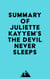 Summary of Juliette Kayyem's The Devil Never Sleeps