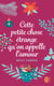 Cette petite chose étrange qu'on appelle l'amour