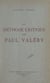 La méthode critique de Paul Valéry