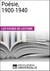 Poésie, 1900-1940 - Les Fiches de lecture d'Universalis