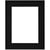 Passe-partout - Noir 18 x 24  cm - ouverture 13 x 18  cm