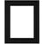 Passe-partout - Noir 30 x 40  cm - ouverture 20 x 30  cm