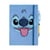 Carnet peluche Grupo Erik avec stylo Stitch - Lilo et Stitch - Bleu - A5 14,8 x 21 cm - 180 pages pointillées
