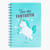 Cahier 3D à spirales - Format A5 - Licorne - MRWONDERFUL