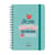 Agenda civil semainier 2024 Mr Wonderful - Bleu - 15,6 x 22,1 cm - Je vais accomplir des milliers de choses