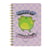 Carnet Mr. Wonderful - Violet - A5 14,8 x 21 cm - Grenouille 3D