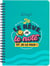 Cahier Mr Wonderful - Bleu - A5 14 x 21 cm - Je le rêve, je le note, je le fais ! - 160 pages quadrillées