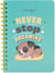 Carnet Mr Wonderful - Vert - A5 14 x 21 cm - Chien - 160 pages unies