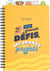 Cahier Mr Wonderful - Jaune - A4 21 x 32 cm - Aux grands défis, les grands projets - 160 pages quadrillées