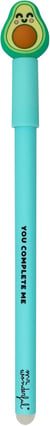 Stylo effaçable Mr Wonderful - Avocat - bleu - Pointe moyenne
