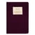 Carnet Mr Wonderful - Aubergine - A5 14,8 x 21 cm - In the middle of difficulty lies opportunity - 160 pages lignées