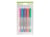 Lot de 5 stylos brillants à encre gel pailleté Cricut™ - Couleurs assorties - Pointe moyenne