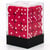 36 dés pour JDR Chessex - Opaque - Rouge et blanc
