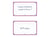 80 flashcards - 7,5 x 12,5 cm - Flash 2.0 Oxford - Ligné - cadre lilas