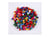 Baril de perles en bois multicolores - Créalia