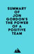 Summary of Jon Gordon's The Power of a Positive Team