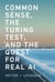 Common Sense, the Turing Test, and the Quest for Real AI