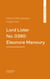 Lord Lister No. 0390: Eleonore Manoury