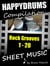 Happydrums Compilation "Rock Grooves 1-20" - Drum Set Examples with Sheet Music & Online Videos + Bonus