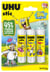 Lot de 3 colles UHU Stic - Bâton - Transparent - Stic Bob l'éponge - 8 g