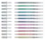 Set de 12 crayons gel pailletés Gelly Roll Stardust Glitter