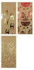 Hoomark - 1 Papier Noël - Kraft doré à chaud - 150 x 70 cm