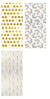 Hoomark - 1 Papier Noël - Blanc doré à chaud - 150 x 70 cm