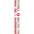 Papier cadeau - Pack de 3 rouleaux - rouge argent