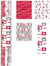 Pack papier cadeau Hoomark - Rouge