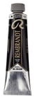 Peinture à l'huile Rembrandt en tube de 40 ml - Royal Talens - Extra-fine - Noir de bougie