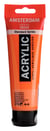 Tube 120 ml de peinture acrylique Royal Talens - Amsterdam - orange azo