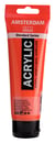 Tube 120 ml de peinture acrylique Royal Talens - Amsterdam - Rouge Naphtol Clair